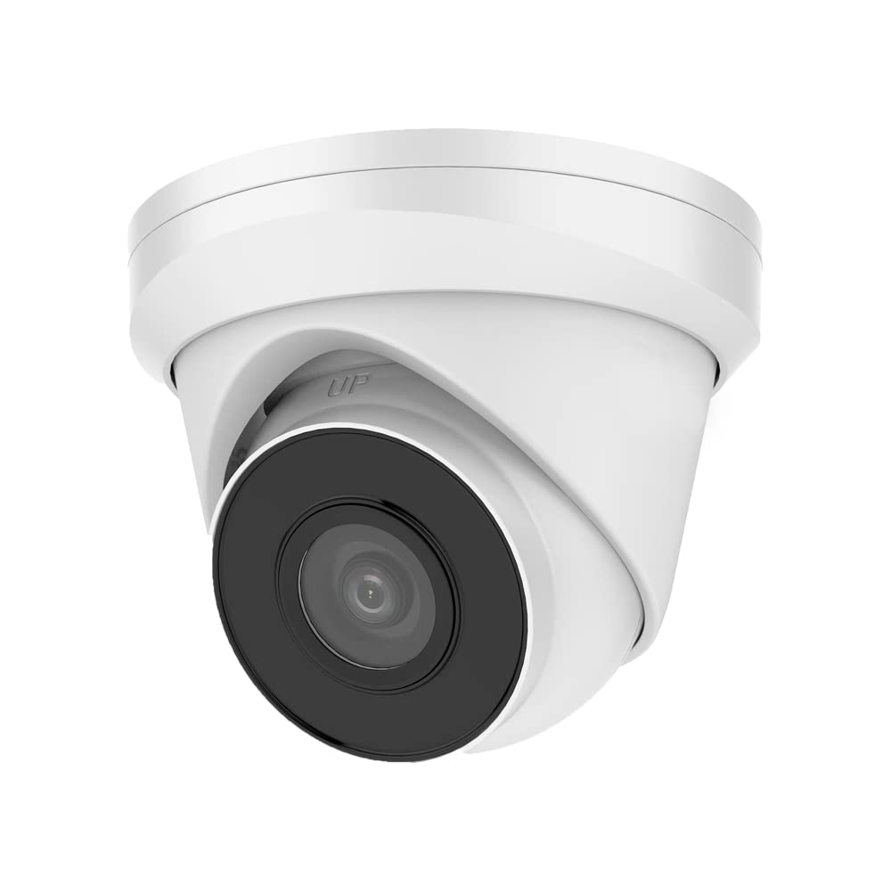 HiLook IPC-T250H-MU(C) 5MP Turret IP PoE Security Camera, Indoor/Outdoor CCTV, Works with HiLook & Hikvision NVR, Built in Microphone, 30M IR Night Vision, Easy installation, 2.8MM Fixed Lens