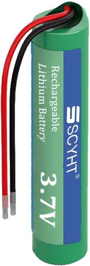 Lithium Battery 3.7V 2000mAh 2300mAh Rechargeable Battery 3.7V Li-ion Batteries with XH Port PH Port for Emergency Light Bluetooth Speaker Radios,3.7v2000mah ph 2pack