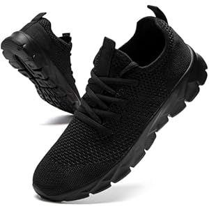 Oltyutc Mens Trainers Running Walking Mesh Slip On Shoes Lightweight Comfortable Badminton Gym Tennis Sneakers Athletic