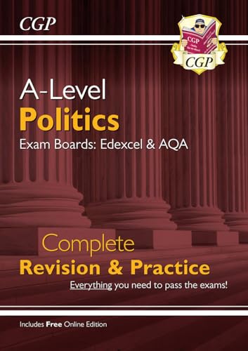 Coordination Group Publications Ltd (CGP) A-Level Politics Edexcel AQA Complete Revision Practice (with Online Edition).