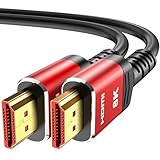 Highwings 8K HDMI Cable 6.6FT, 2.1 High Speed 48Gbps HDMI Braided Cord-Supports (8K 60Hz HDR,Video 4K 2160p 1080p 3D HDCP 2.2 ARC-Compatible with Ethernet 4K Projector Game Monitor ect