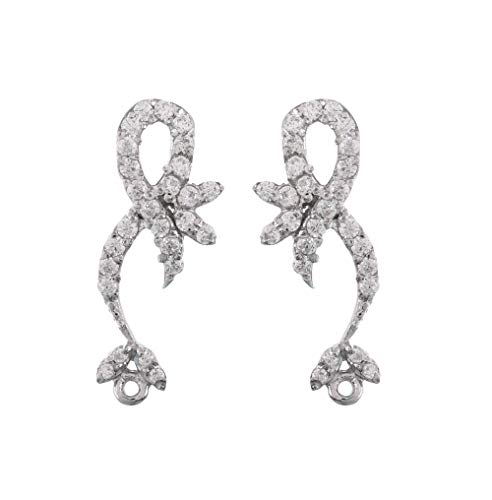 925 Streling Silver Stud Earrings in cubic zirconia