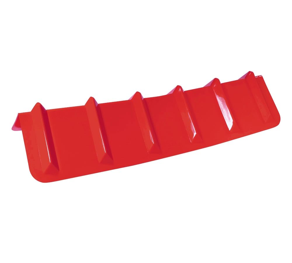 Mytee Products 20 Pack Red Flatbed Edge Protectors - 8" x 8" x 36" | V Shaped Winch Ratchet Straps Plastic Corner Protector for Flatbed Cargo Load