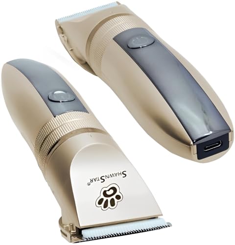 Maquina de Tosa Pet para Cães e Gatos Recarregavel Bivolt Para Todos Tipos de Pelos de Animais Domés