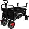 BEAU JARDIN 80KG capaciteit opvouwbare kampeerwagen outdoor duw wagen trolley met rem aanhangwagen transport vrijstaand…