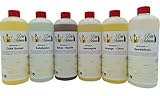 Dufte Momente | Whirlpool Duft 6 x 1 Liter | u.a. Eukalyptus, Kokos-Vanille, Lemongras, Sandelholz | mit naturreinen und natürlichen ätherischen Ölen | kein Schaum | vegan und ohne Tierversuche