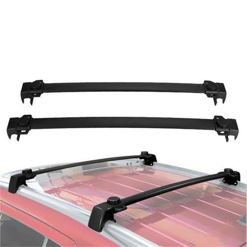 Barras transversales de aluminio negro para techo de Compass 2011-2016