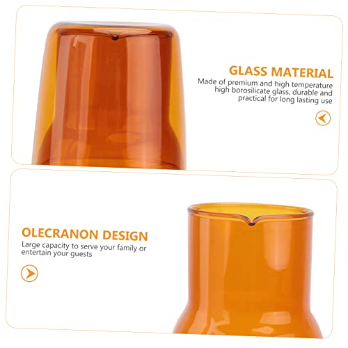 Set de Vaso y Botella de Vidrio Chocolate miniatura 6