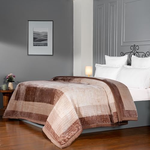 Image of MYTRIDENT Blanket for Winter Double Size, Classic Tranquil Touch Collection, 4 Kg Blanket Double - Harvey