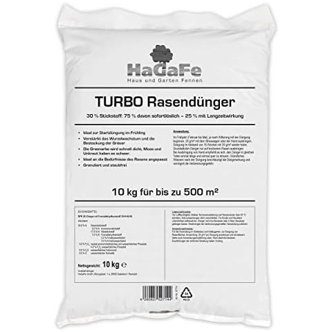 HaGaFe Turbo Rasendünger Mit 30% Stickstoff Spezialdünger Dünger thumbnail