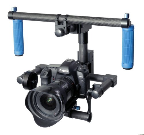 Yimidear stabilisateur de deux axes Gyro Intelligent stabilisateur Stabilizer pour caméra vidéo DSLR Caméscope tels que Canon, Nikon, Sony Olympus et 