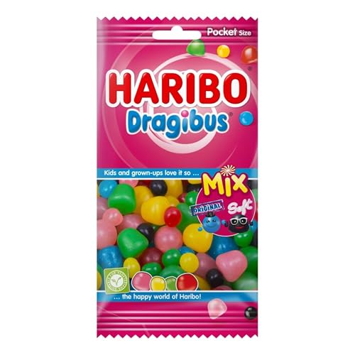 Haribo Dragibus Mix Dulces Originales 130g miniatura 1