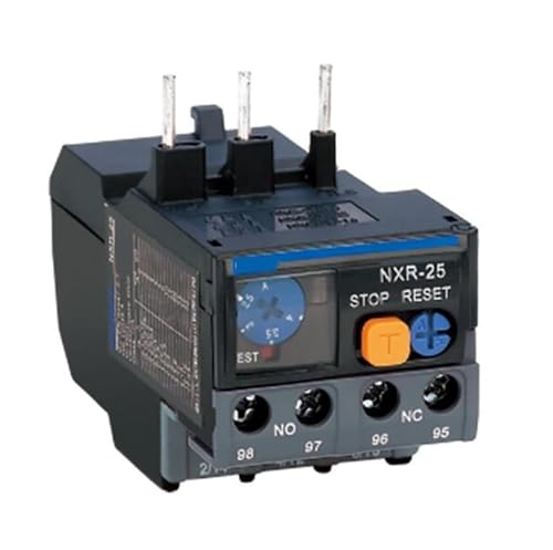 GeYanL NXR 25 Thermal Overload Relay 9 to 13A Adjustable Motor Protection for Industrial Control and AC Equipment,0407