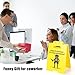 Hold On Partner I'm Overstimulated Humorous Desk Sign - Stress Relief Gifts for Colleagues, Funny Office Decor for Coworkers and Friends