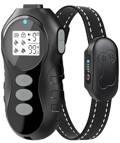 Dog Shock Collar Remote Control for Dogs 10–120lbs, IPX7