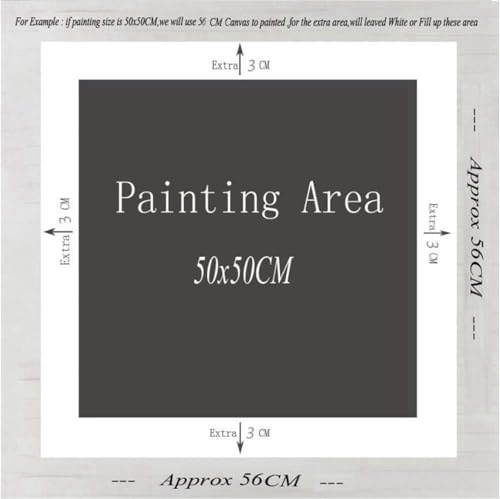 Affiche paysage vert grand format pour salon et chambre moderne