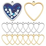 Taille Univers Optimale : Avec des dimensions de 31,5×30×3 mm, ces pendentifs sont compatibles avec des chaînes de collier de 1,5 à 2,5 mm de largeur et divers supports de boucles d'oreilles. Leur taille en fait un élément essentiel pour la création de colliers et de boucles d'oreilles