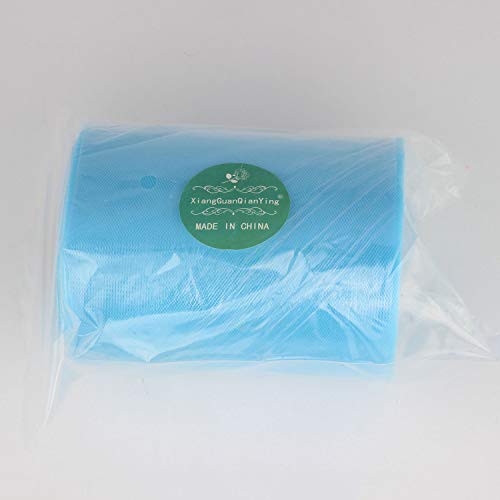 Sky Blue Tulle Spool 6 Inch X 100 Yards For Tulle Decoration #TOP4