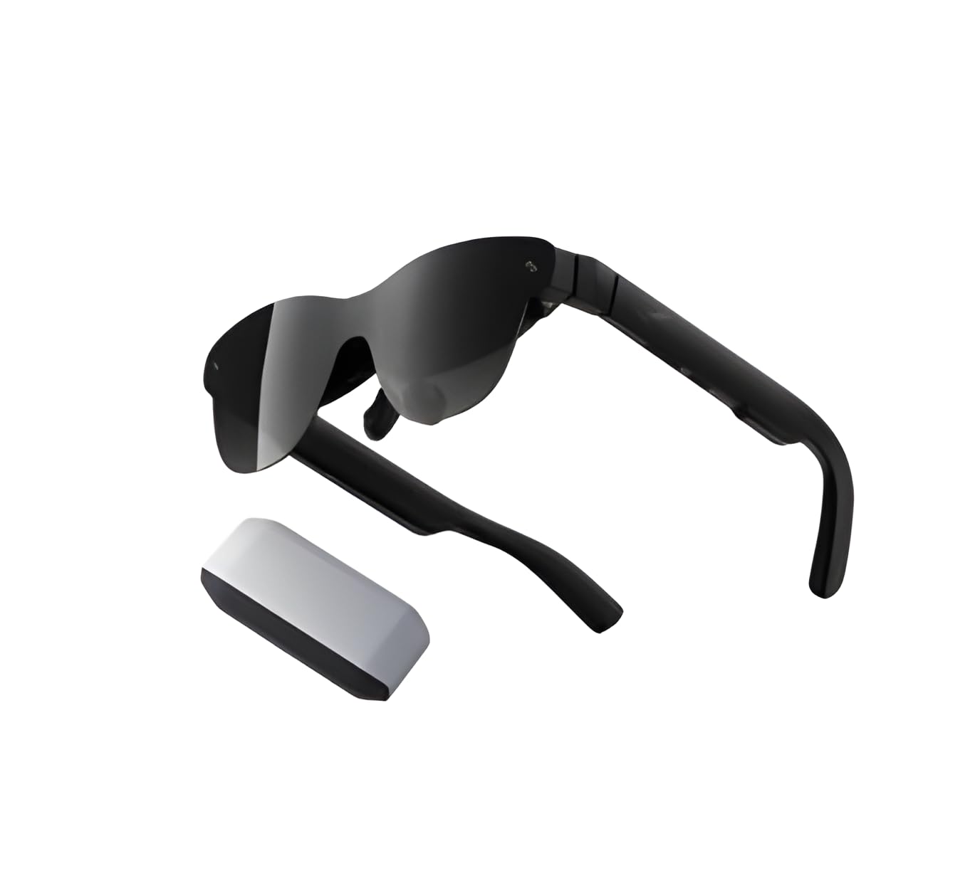 AI Smart Glass, Air 4 Pro - HDR10, 1200 Knit Ultra Bright with 4 Speakers, B&O Sound, 76g Lightweight Design, AR Glass for Movies, Games, Work (Single Edition + JoyDock)