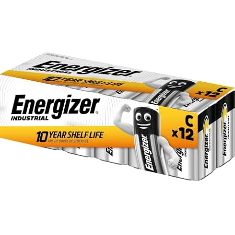 Energizer Industrial C Battery Pack of 12 Cover