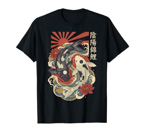 Japanese Koi Yin Yang Japan T-Shirt