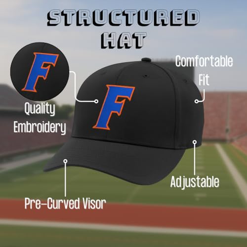 Gorra ajustable bordada Florida Gators béisbol miniatura 6