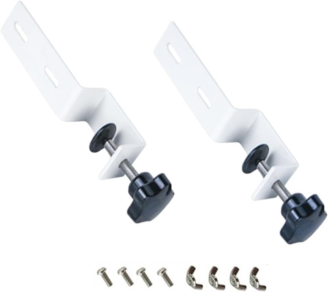 2 Pieces Pegboard Desk Mount Adjustable for 1-4.5cm Desktop for Home Office White|Home & Garden | Other Home Organization|2 PiecesPegboard Desktop Standing Holder Clamps