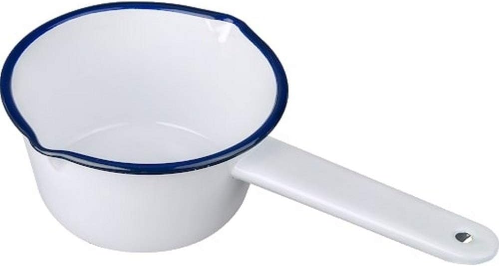 Falcon FLACON White Enamel Milk PAN 14CM, 1-Pack