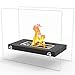 Regal Flame Indoor Outdoor Monrow Ventless Tabletop Portable Bio Ethanol Fireplace in Black