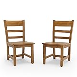 Cozyman Armless Outdoor Dining Chairs Set of 2, All Weather Resistant HDPS Patio...