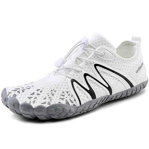 Image of Water Shoes for Men Barefoot Quick-Dry Aqua Sock Outdoor Athletic Sport Shoes for Kayaking, Boating, Hiking, Surfing, Walking