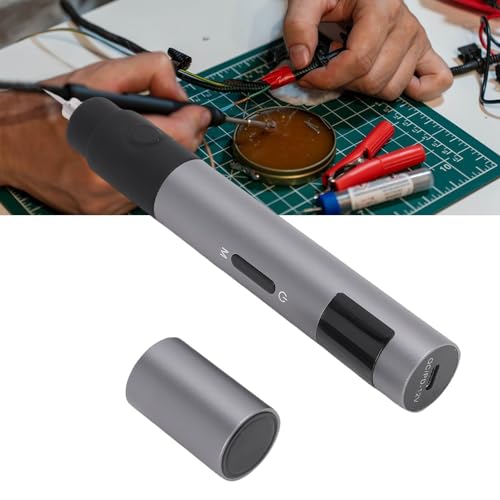 Gugxiom Cuchillo Cortador Ultrasónico de Mano, Herramienta de Corte Artesanal de 40 KHz con 50 Cuchillas de Repuesto, para Cortar Modelos Impresos en 3D, PVC, Cuero, Madera, Plástico,