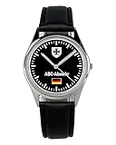 Soldat Geschenk Artikel Bundeswehr ABC Abwehr Uhr B-1024