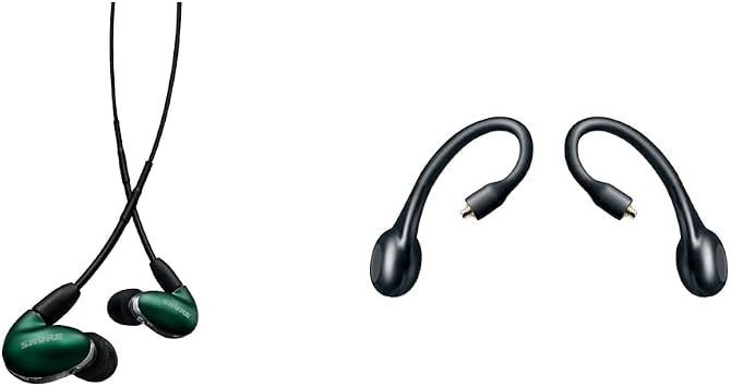 Shure SE846 PRO Gen 2 Wired Sound Isolating Earphones, Secure in-Ear Earbuds & True Wireless Adapter Gen 2 for Sound Isolating Earphones, Secure Over-Ear Fit, Bluetooth 5 Wireless