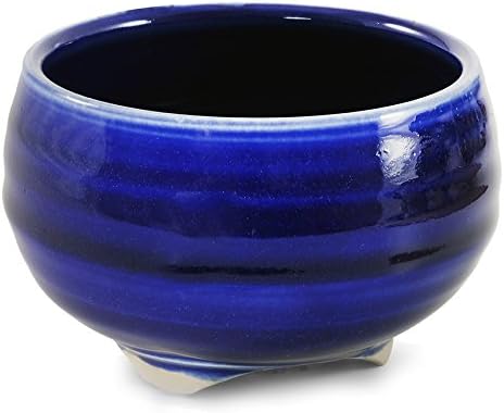 SHOYEIDO All Natural Incense - Japanese Incense Holder - Cobalt Blue Bowl