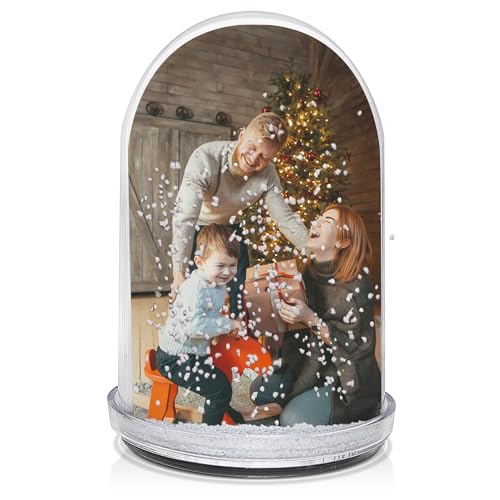 Palla di neve personalizzata XXL. Ornamenti natalizi originali. Decorazione natalizia. Palla neve natale personalizzato. Palline di Natale personalizzate. Regali di Natale per i nonni. Festa del papà
