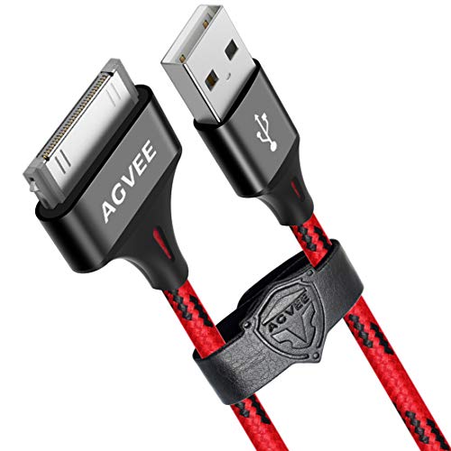 Agvee Durable Heavy Duty Fast [3 Pack 10ft] Nylon Braided USB A to