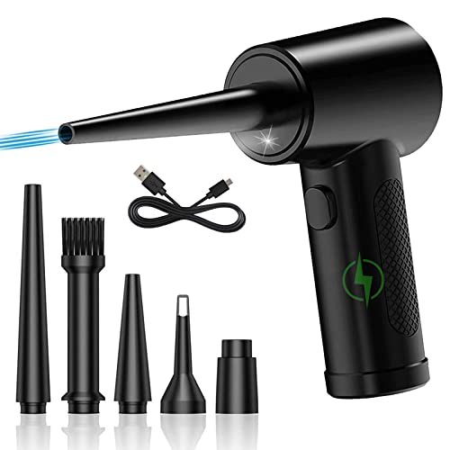 Reviews y listado de Set aire comprimido tabla con los diez mejores. 32 LKUWEE Aire Comprimido para PC - Reutilizable Aire Comprimido Plumero Electrico, 51000 RPM 3 Speeds 6000 mAh Sopladora de Aire, Soplador de Aire para la Limpieza de Huecos,...