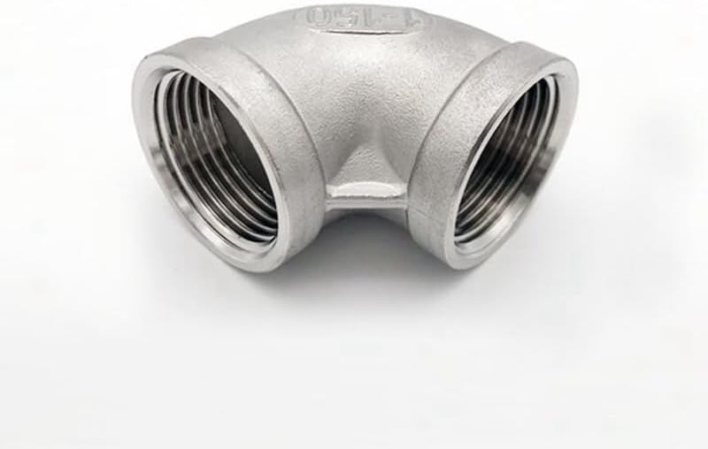 Female Thread 304 Stainless Steel Equal 90 Degree Elbow Water Pipe Fitting(3/4")