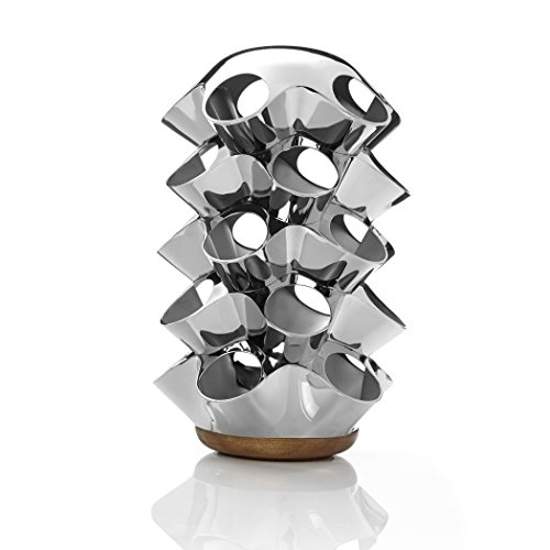 Nambè Ridge Carousel Coffee Pod Storage, One Size, Silver/Brown