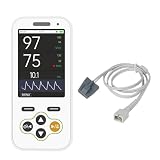 Handheld Pulse Oximeter for kids,Children's Finger Blood Oxygen Monitor with Continuous SpO2 Monitoring and Real-Time Alarm, Adjustable alarm threshold and volume