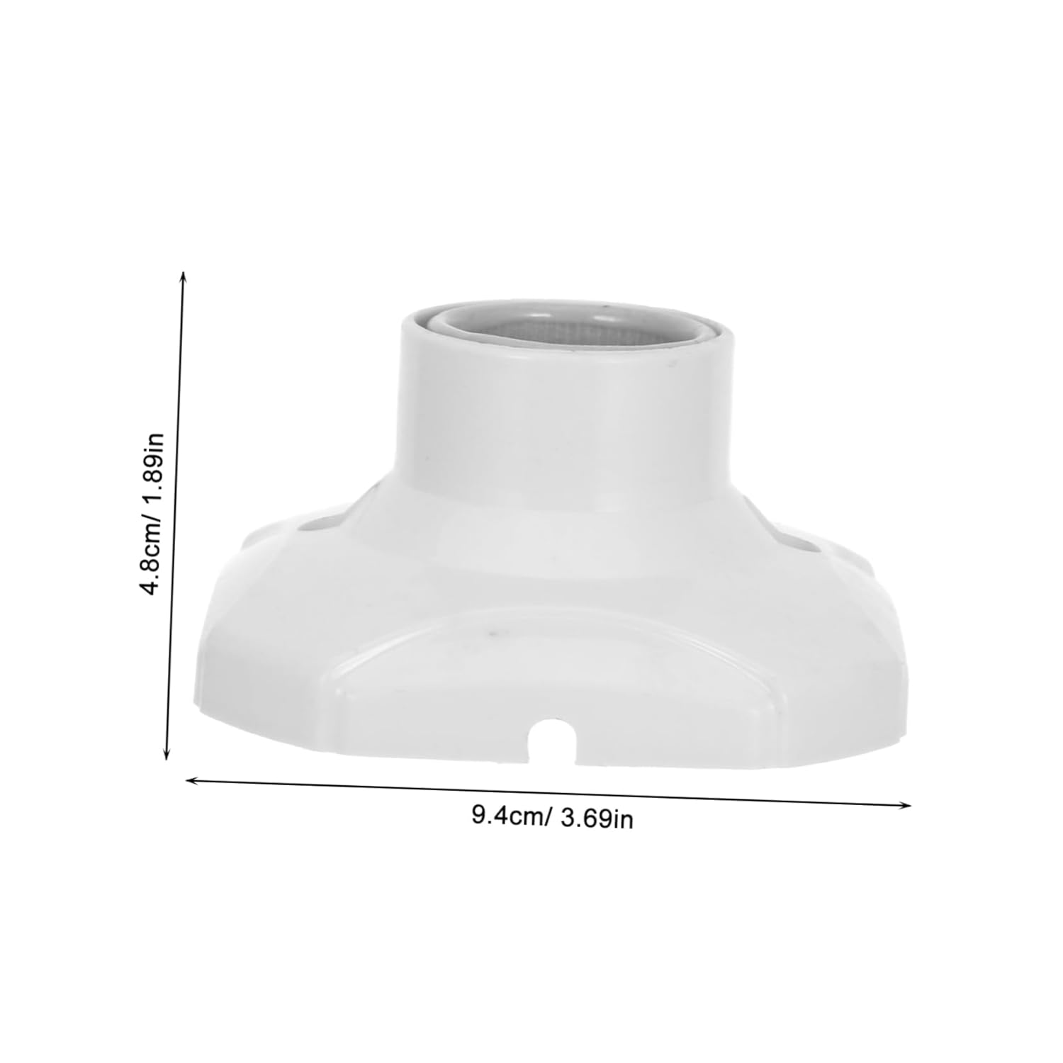 20pcs Porcelain Light Socket Base Ceiling Light Socket Led for Sewing Machine High Power Ceramic Lamp Holder DIY Supplies