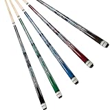 SYNCSHOT Pool Cue Set of 5 - Pool Sticks for Adults, 58