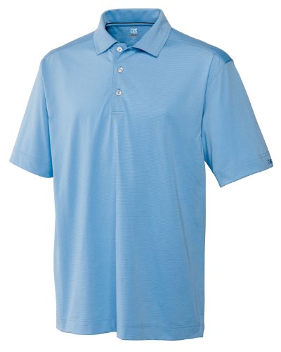 Cutter & Buck Men's Cb Drytec Medina Tonal Stripe Polo Shirt