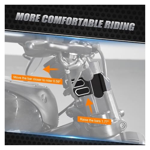Extension de guidon de moto pour ajuster la posture sur RH1250S - 3