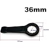 Slogging Box End Striking Ring Wrench Metric Slugging Flat Single Ring Spanner 36mm