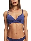 ESPRIT Damen Deluster Print MICROwirl.pad Gepolsterter BH, Bright Blue, 80 B