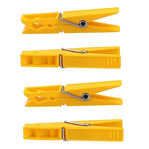 Jean Products 40 x stabile Wäscheklammer aus Kunststoff | 40 Stück | ca. 7x1x1,5 cm | Wäscheklammern bunt aus Plastik