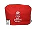 Produktbild cozycoverup® für KitchenAid Artisan 4.8L Ständer/"Keep Calm" Mixer Rot Bestickt Staub Cover
