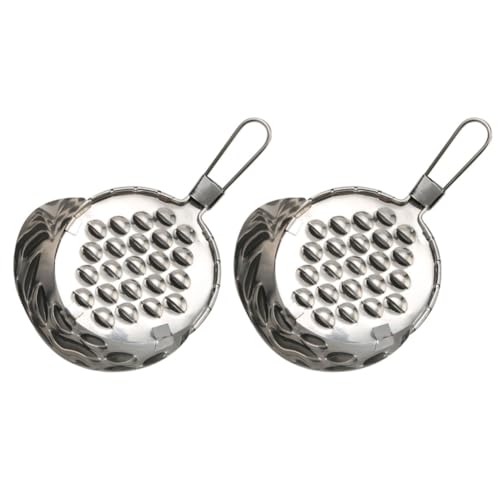 Garneck 2 Pezzi Raschietto Per Gelatina Spaetzle In Acciaio Inossidabile Creatore Di Alimenti Per La Preparazione Di Noodle Freddi Strumento Per Spuntini Manuale Per La Casa Cucina